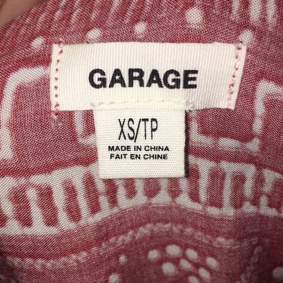 Patterned Red Romper - Picture 3 of 3